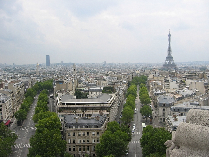 46 view of Paris from atop Arc de Triomphe.jpg